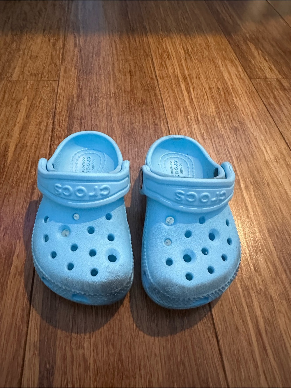 CROCS Toddler Light Blue Clogs